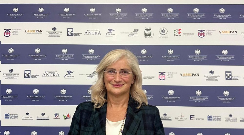 Il presidente sezionale Confcommercio Ragusa Rosamaria Chiaramonte