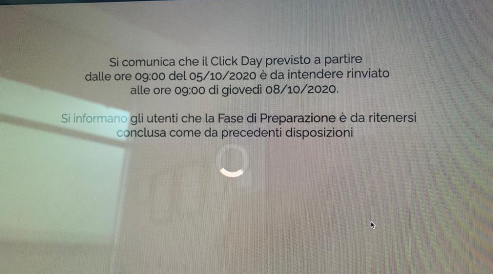 La comunicazione odierna del click day