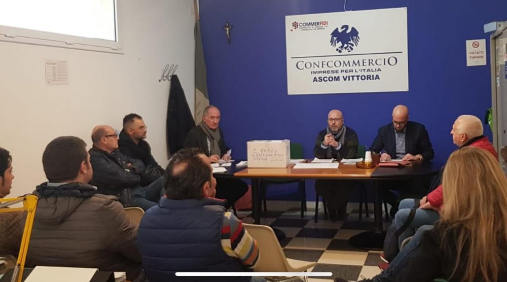 L'assemblea tenutasi a Vittoria