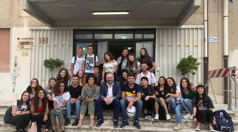 L'incontro con gli studenti del Galilei Campailla